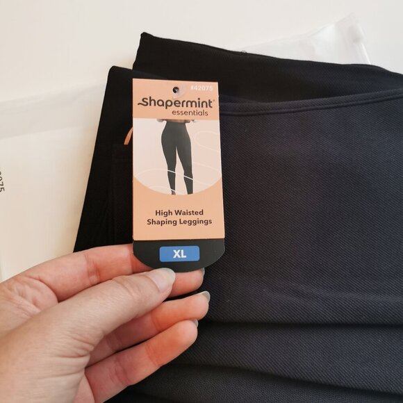 Shapermint High Waisted Shaping Leggings Size XL Black NWT - Picture 5 of 5